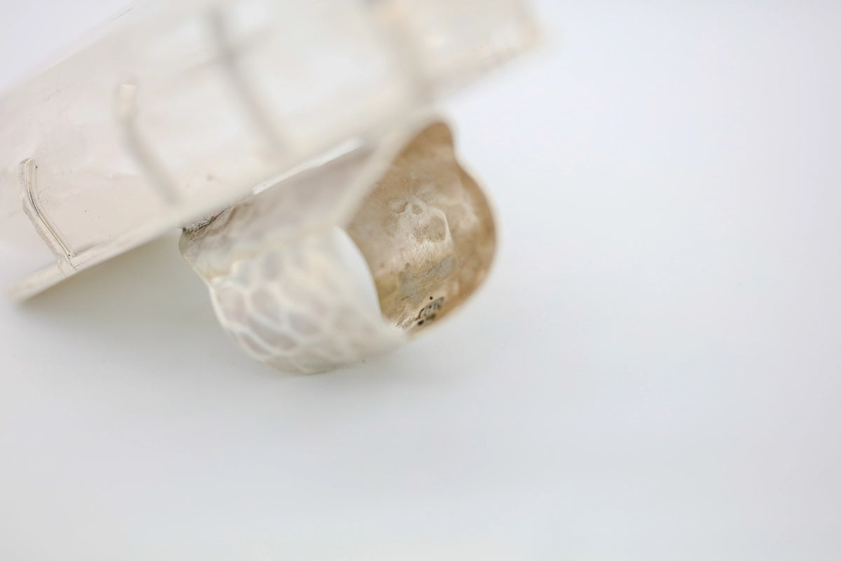 Clear Quartz Crystal One of One Ring – view 7