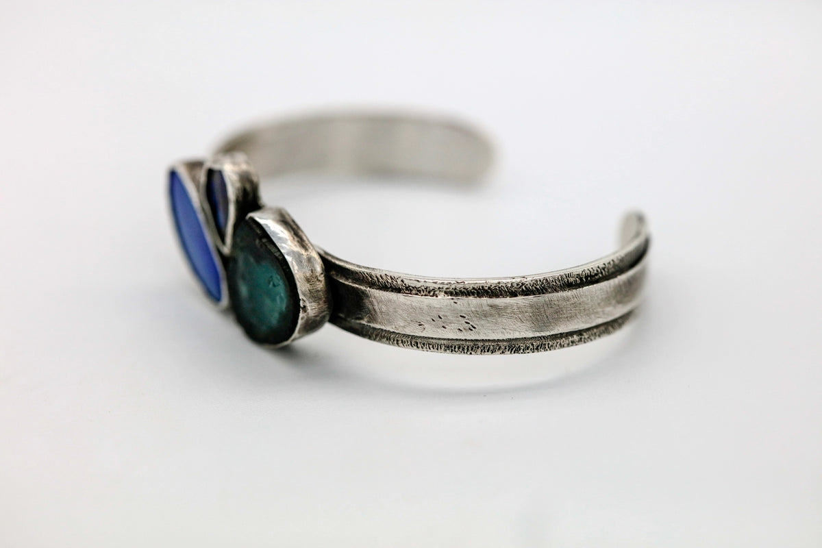 Three-Stone Geode One of One Cuff – view 2