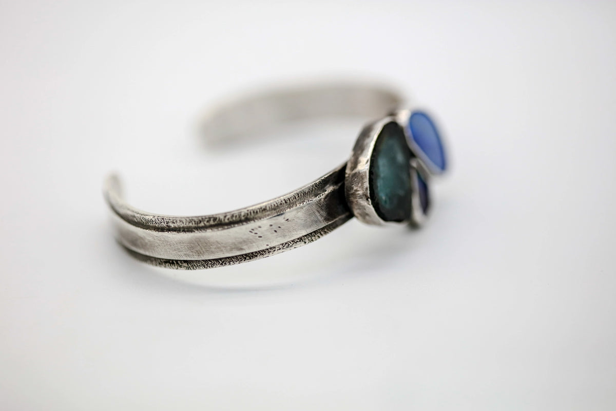 Three-Stone Geode One of One Cuff – view 5