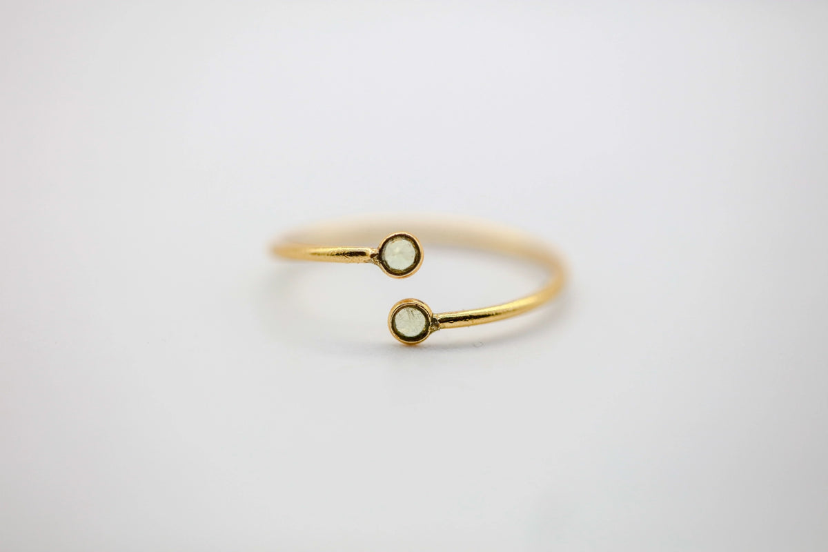 Opal Infinity Ring by Made Design Jewelry