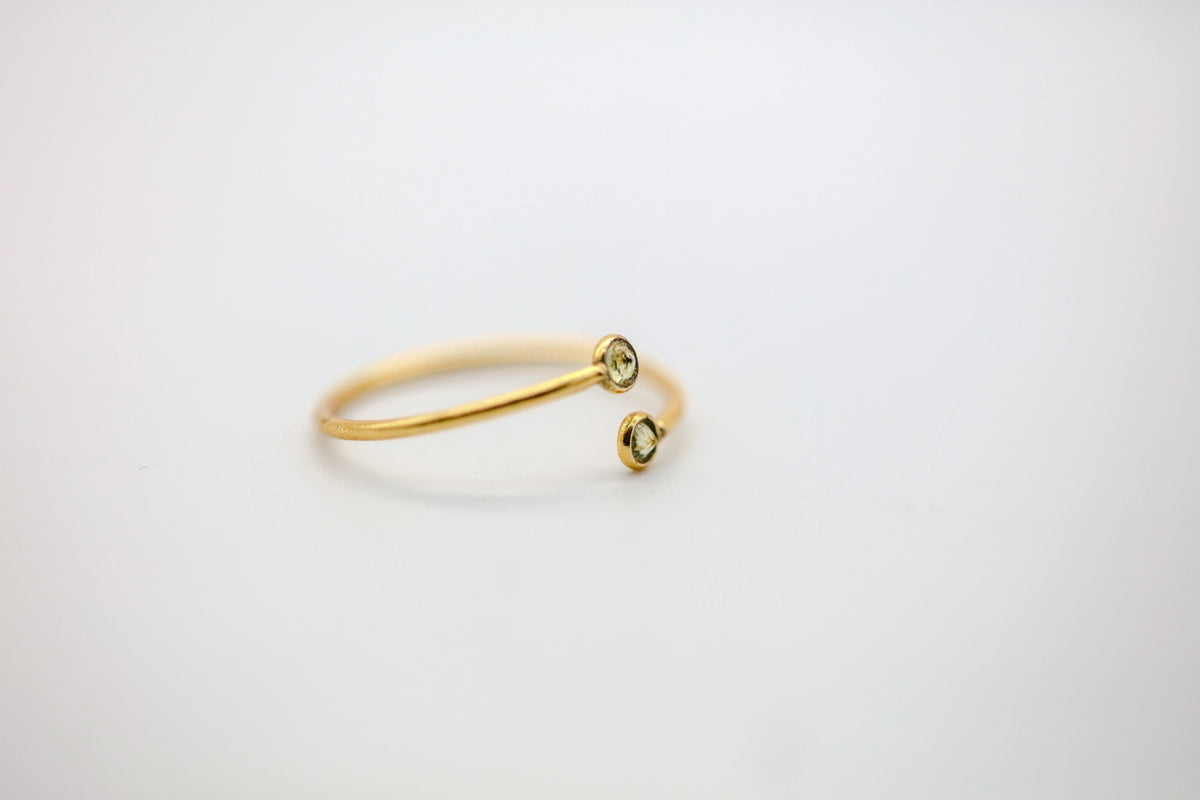 Opal Infinity Ring – view 2
