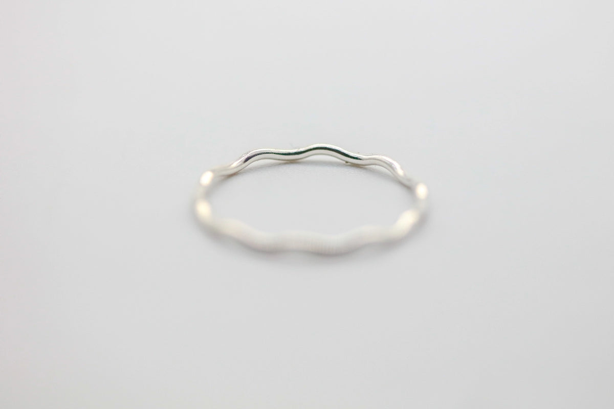 Wavy Stacking Band in Sterling Silver – view 2
