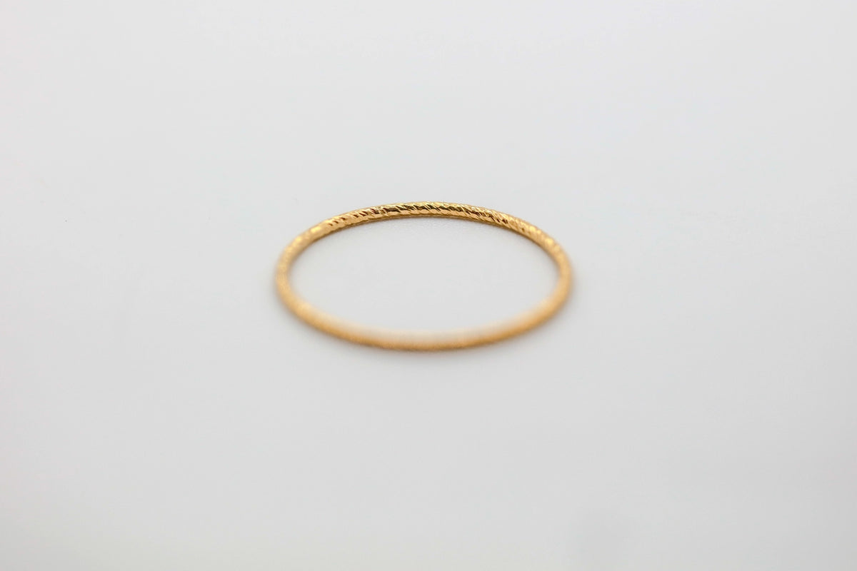 Textured Stacking Band in 14K Gold-Filled – view 2