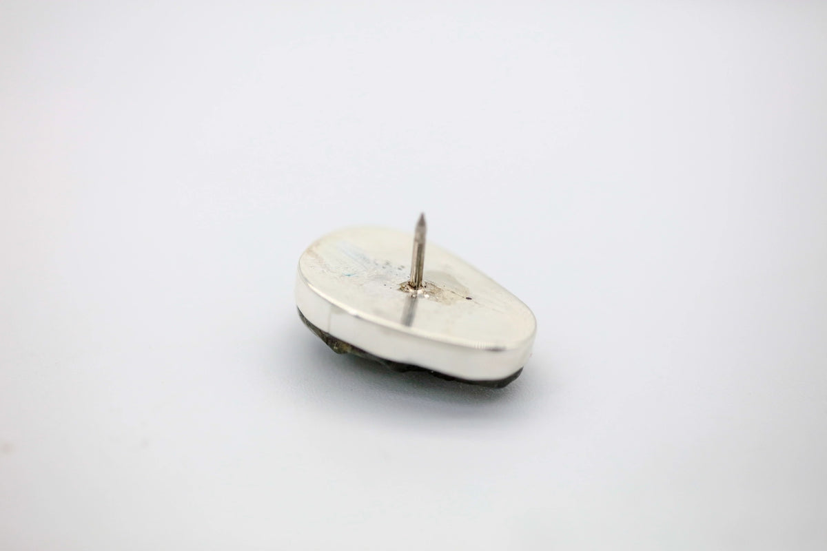 Labradorite Skull One of One Hat Pin – view 5