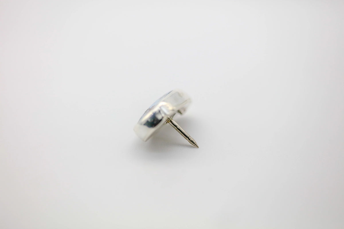 Golden Hills Turquoise Teardrop One of One Hat Pin – view 3