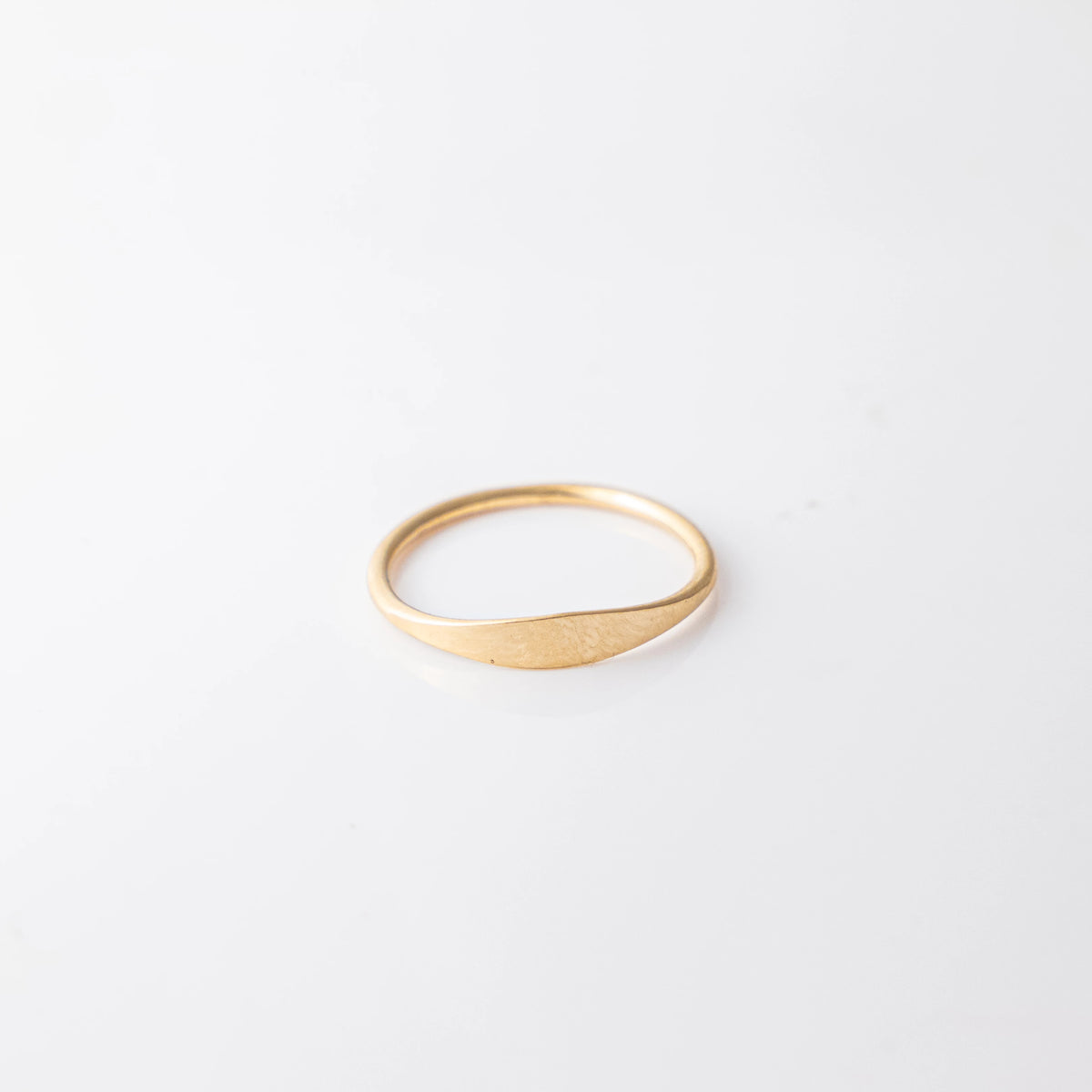 14K gold-filled signet ring