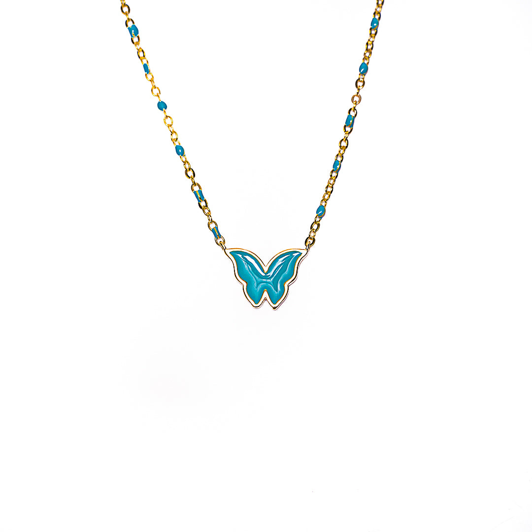 Butterfly Bead Necklace