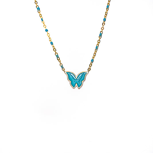 Butterfly Bead Necklace