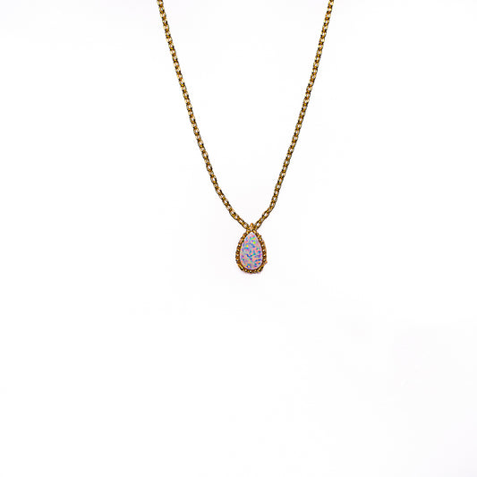Bezel Opal Pendant