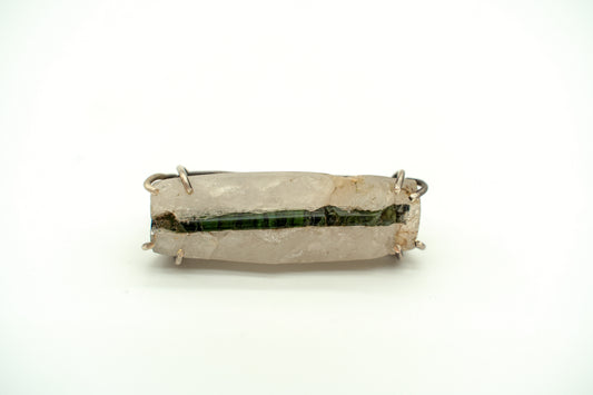 Two-Finger Green Tourmaline Ring
