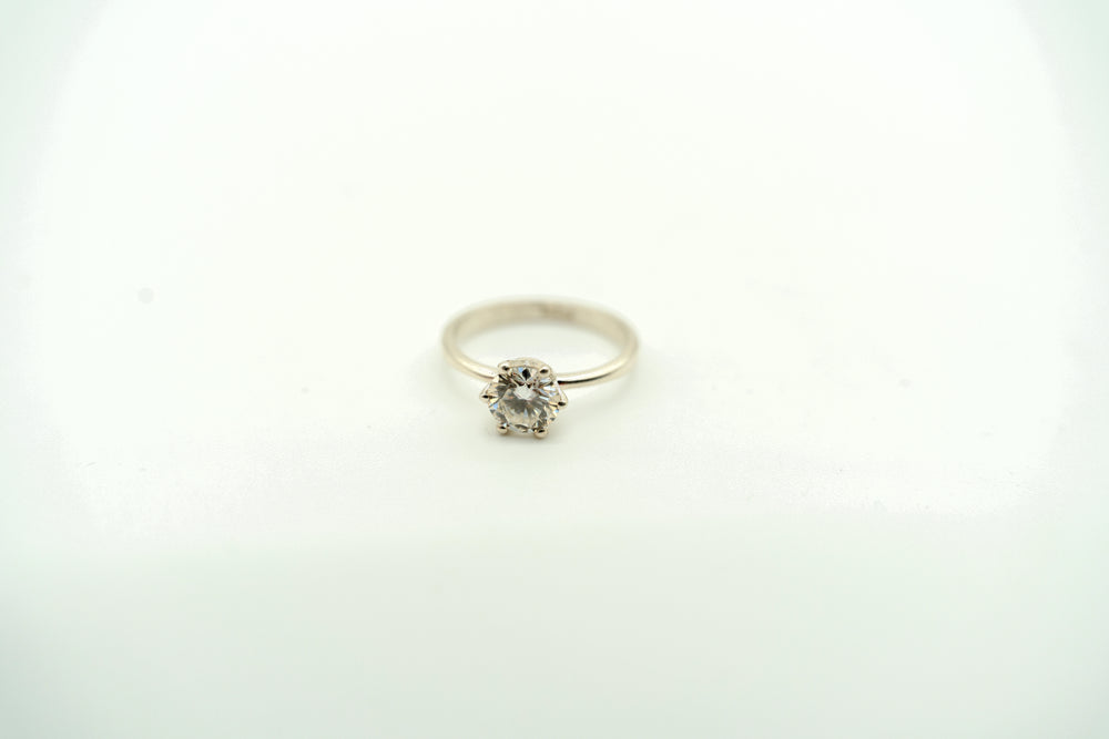 Moissanite Solitaire Ring, 1ct — 2025