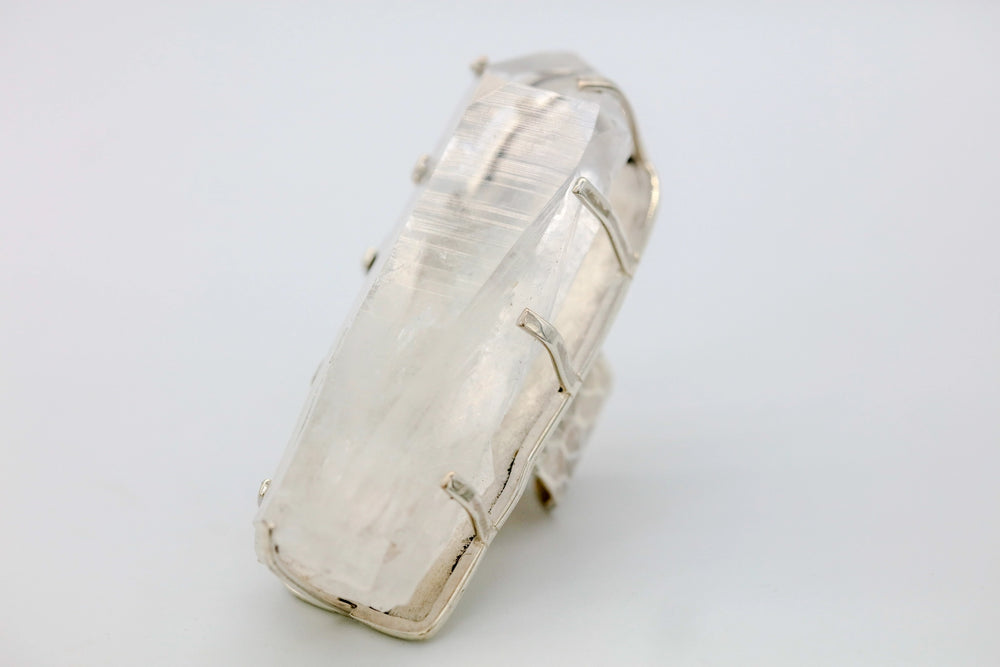 Clear Quartz Crystal One of One Ring – view 2