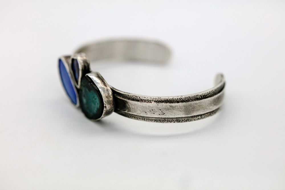 Three-Stone Geode One of One Cuff – view 2