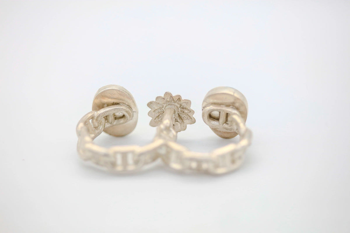 Turquoise & Rosarita Flower One of One Ring – view 4