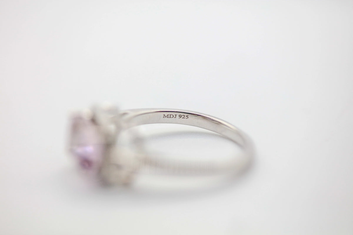 Ametrine Diamond Ring in Sterling Silver – view 10