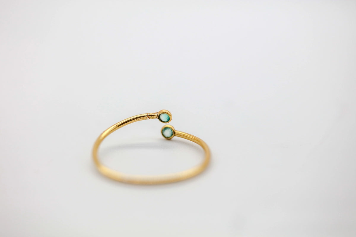 Opal Two-Stone Infinity Ring – view 4