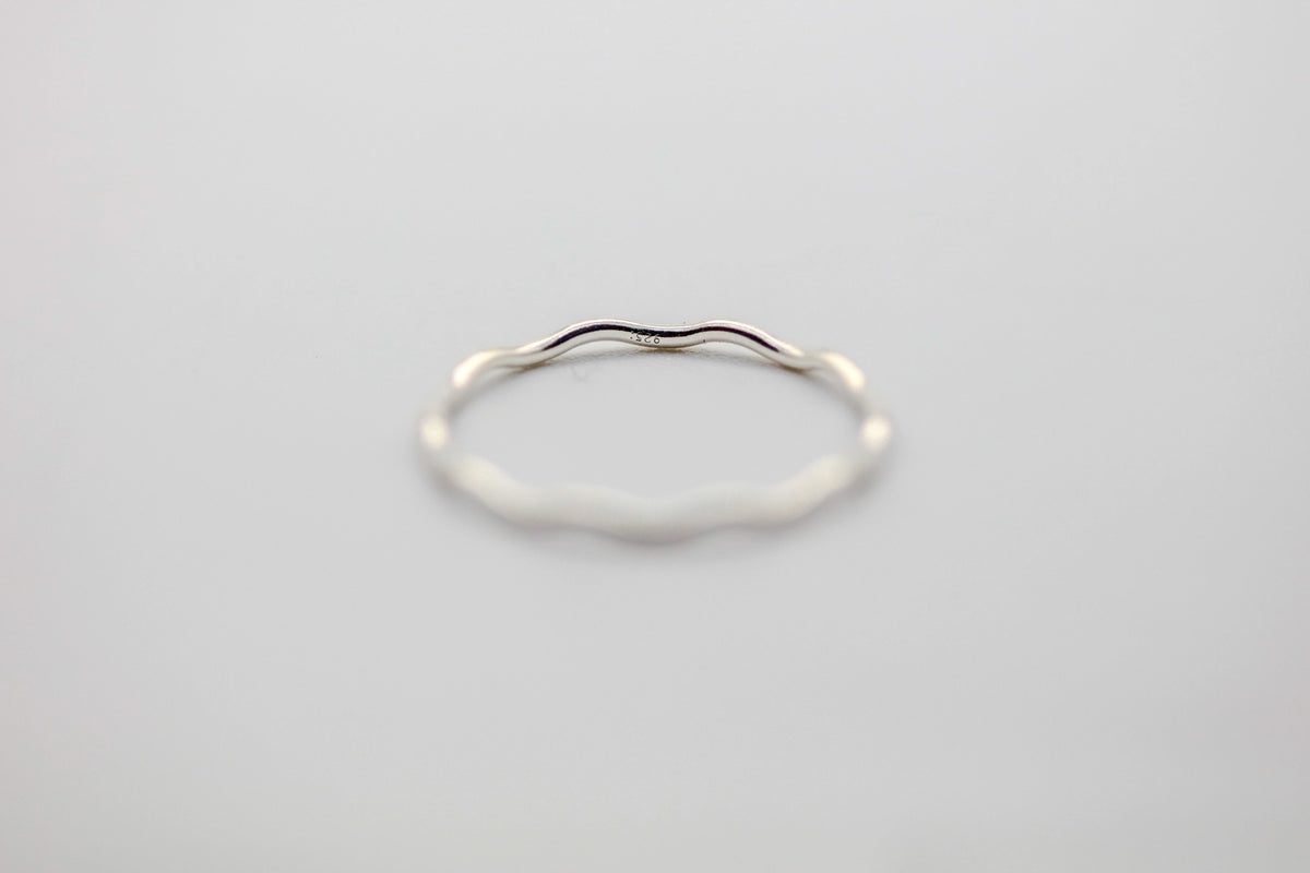 Wavy Stacking Band in Sterling Silver – view 3