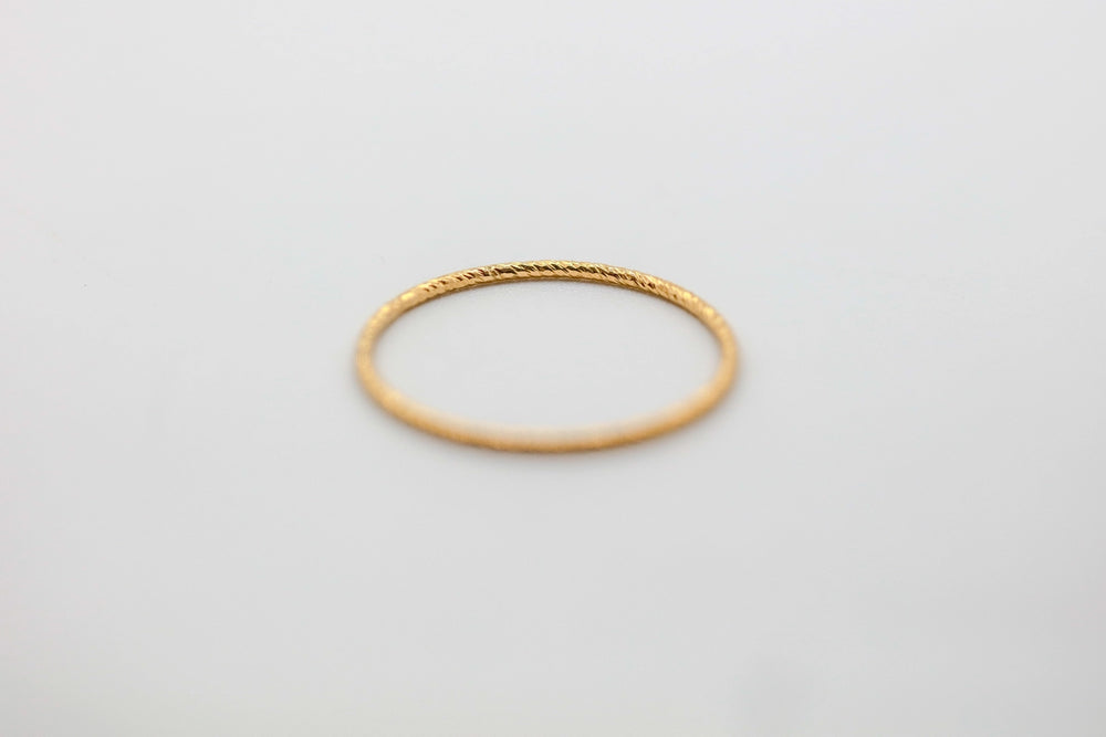 Textured Stacking Band in 14K Gold-Filled – view 2