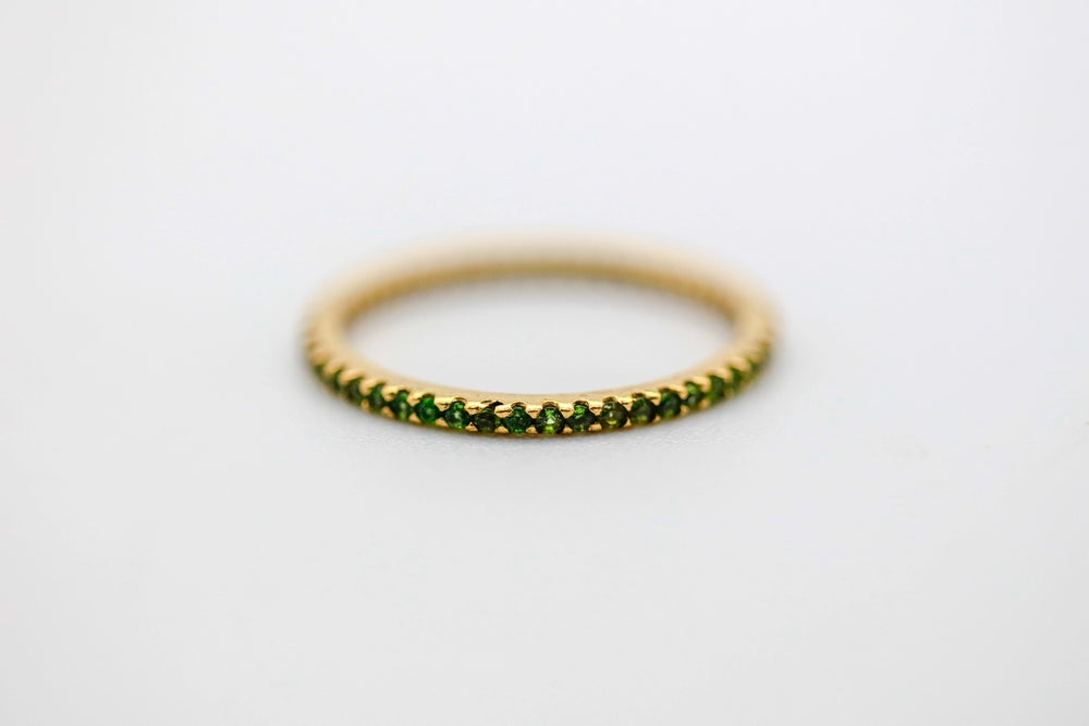 Tsavorite Eternity Band – view 2