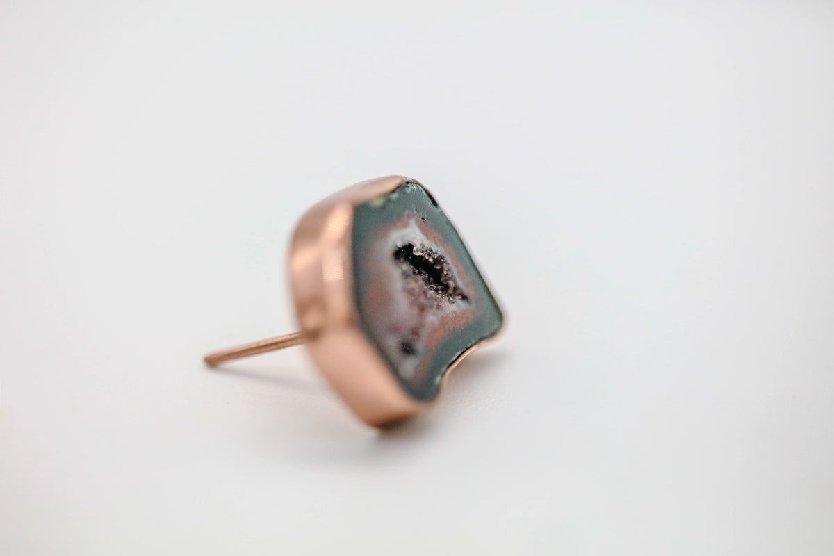 Druzy Geode One of One Hat Pin – view 5