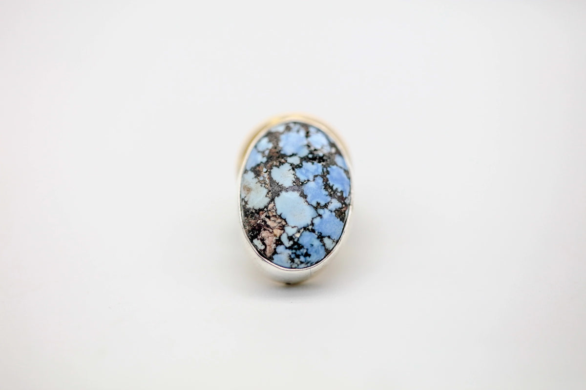 Golden Hills Spiderweb Turquoise One of One Hat Pin – view 5