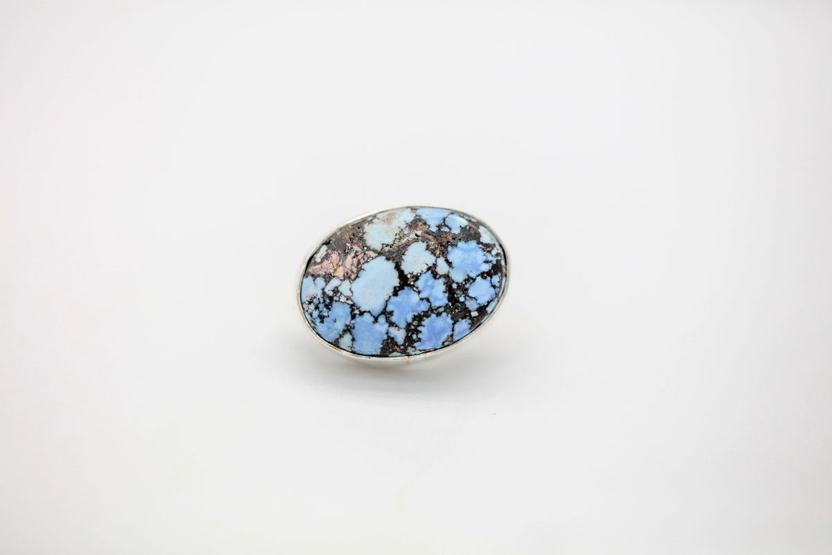 Golden Hills Spiderweb Turquoise One of One Hat Pin – view 2