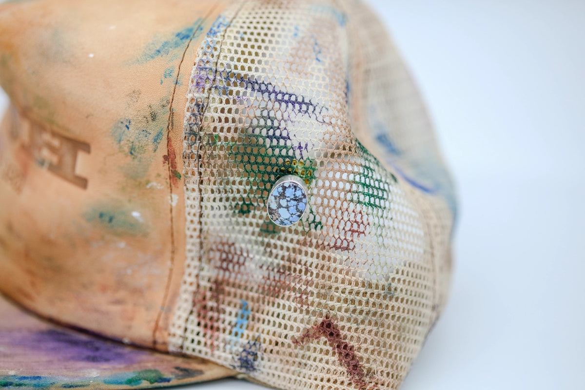 Golden Hills Turquoise Oval One of One Hat Pin – view 6