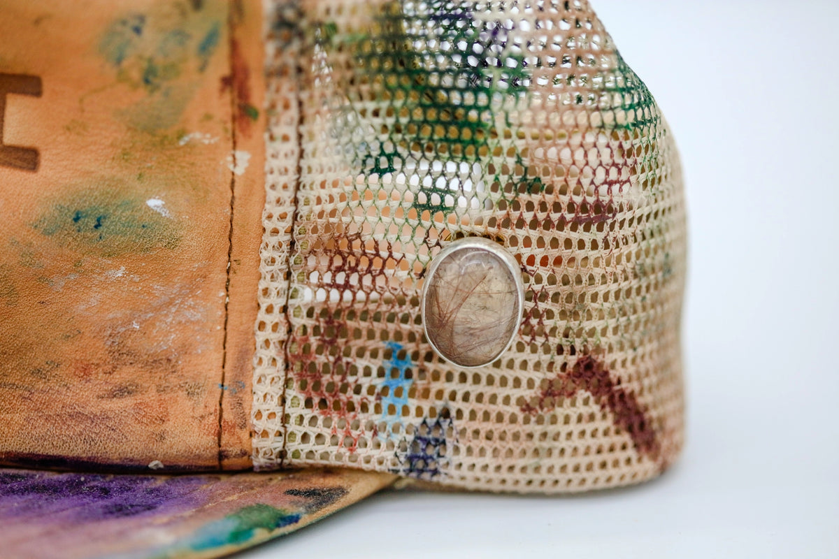Rutilated Quartz One of One Hat Pin – view 3