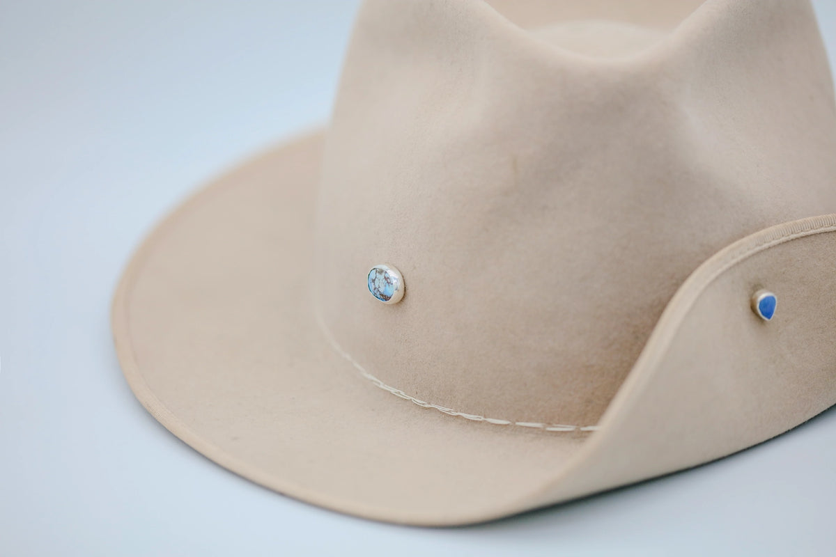 Golden Hills Turquoise Oval One of One Hat Pin – view 10