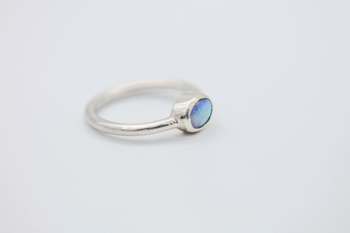 Opal Oval One of One Ring – view 3