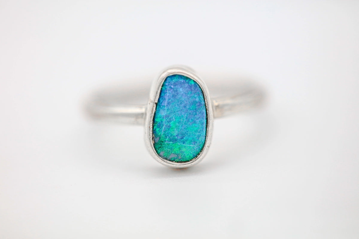 Opal Freeform One of One Ring by Made Design Jewelry