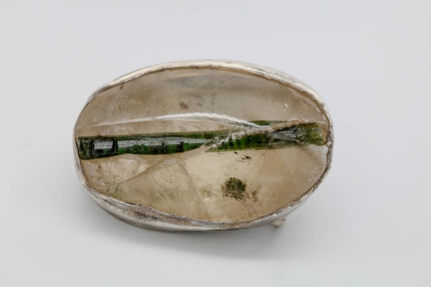 Tourmaline Quartz Belt Buckle