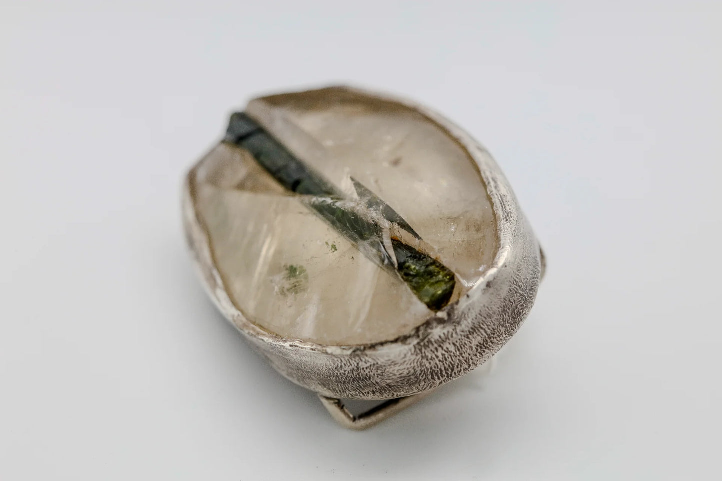 Tourmaline Quartz Belt Buckle