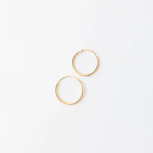 12mm Endless Hoop Earrings