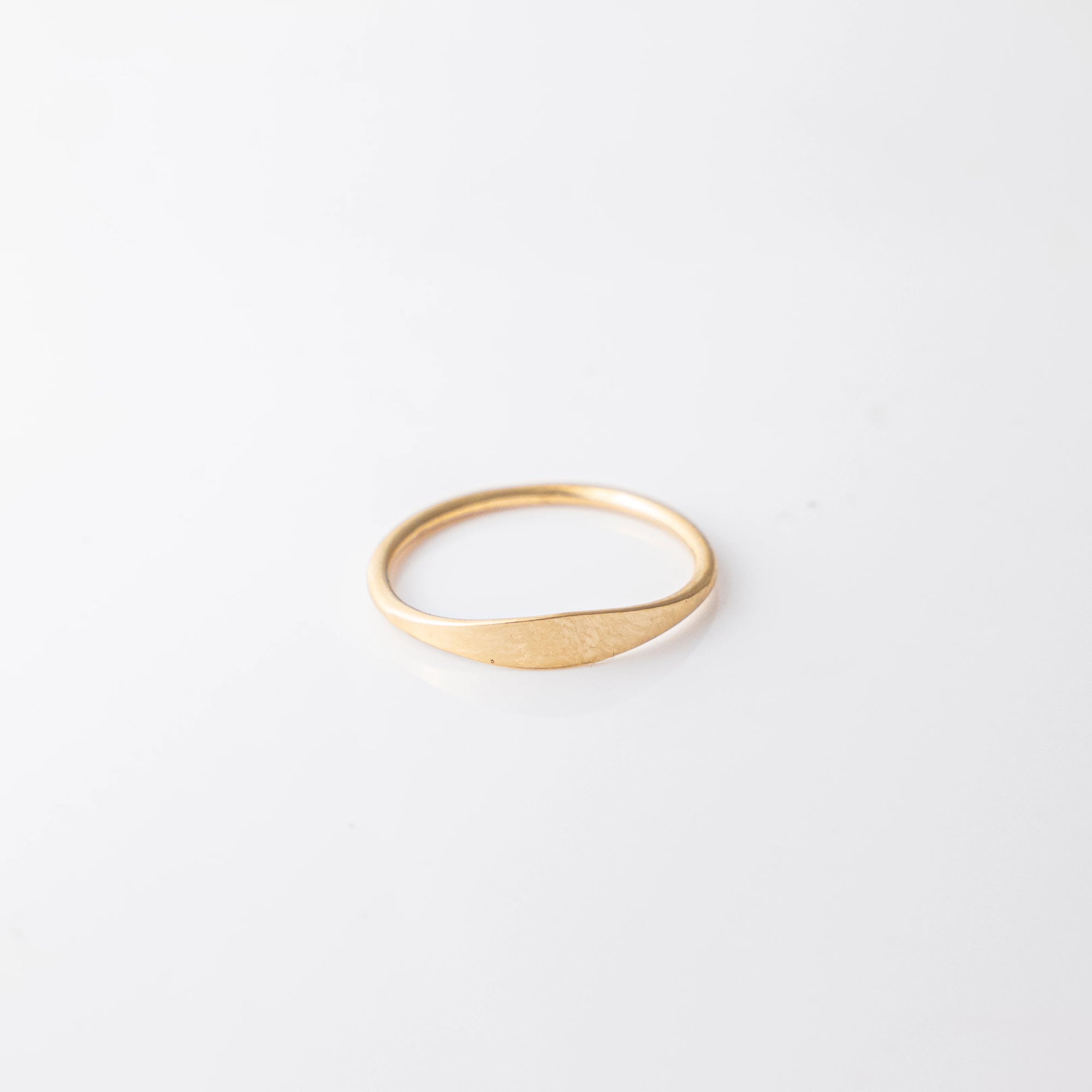 14K gold-filled signet ring