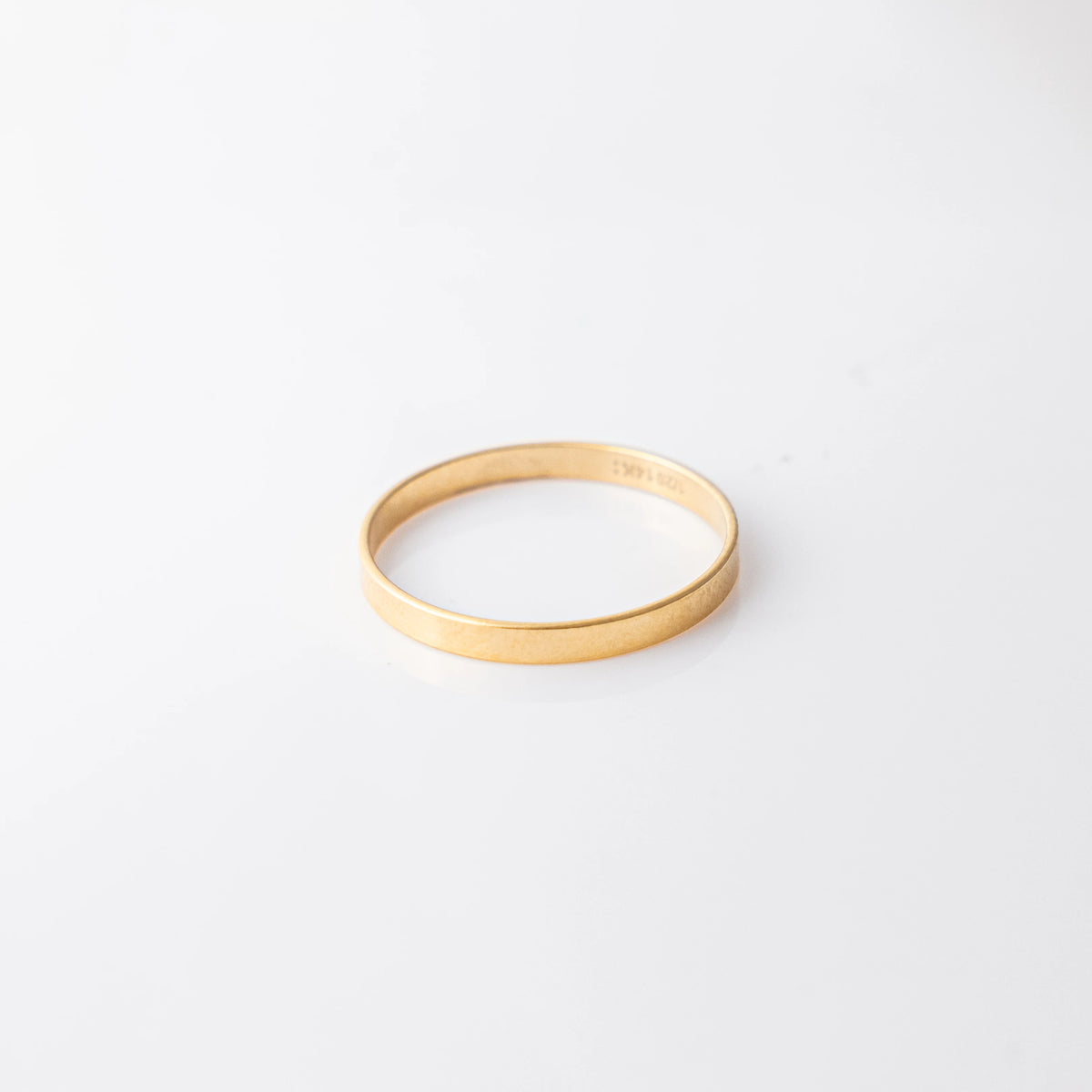 14K gold-filled wide band ring