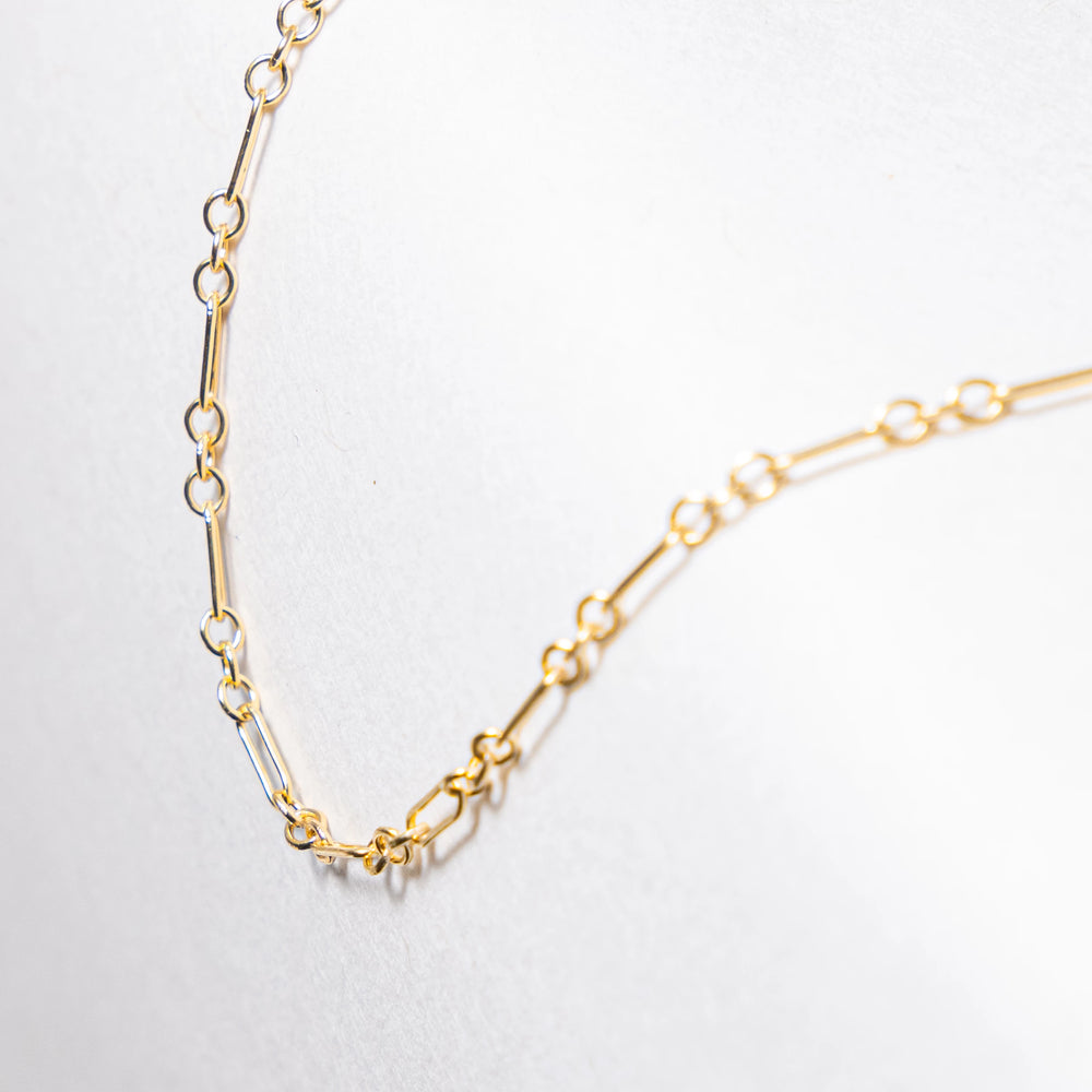 14K gold-filled bar link jewelry