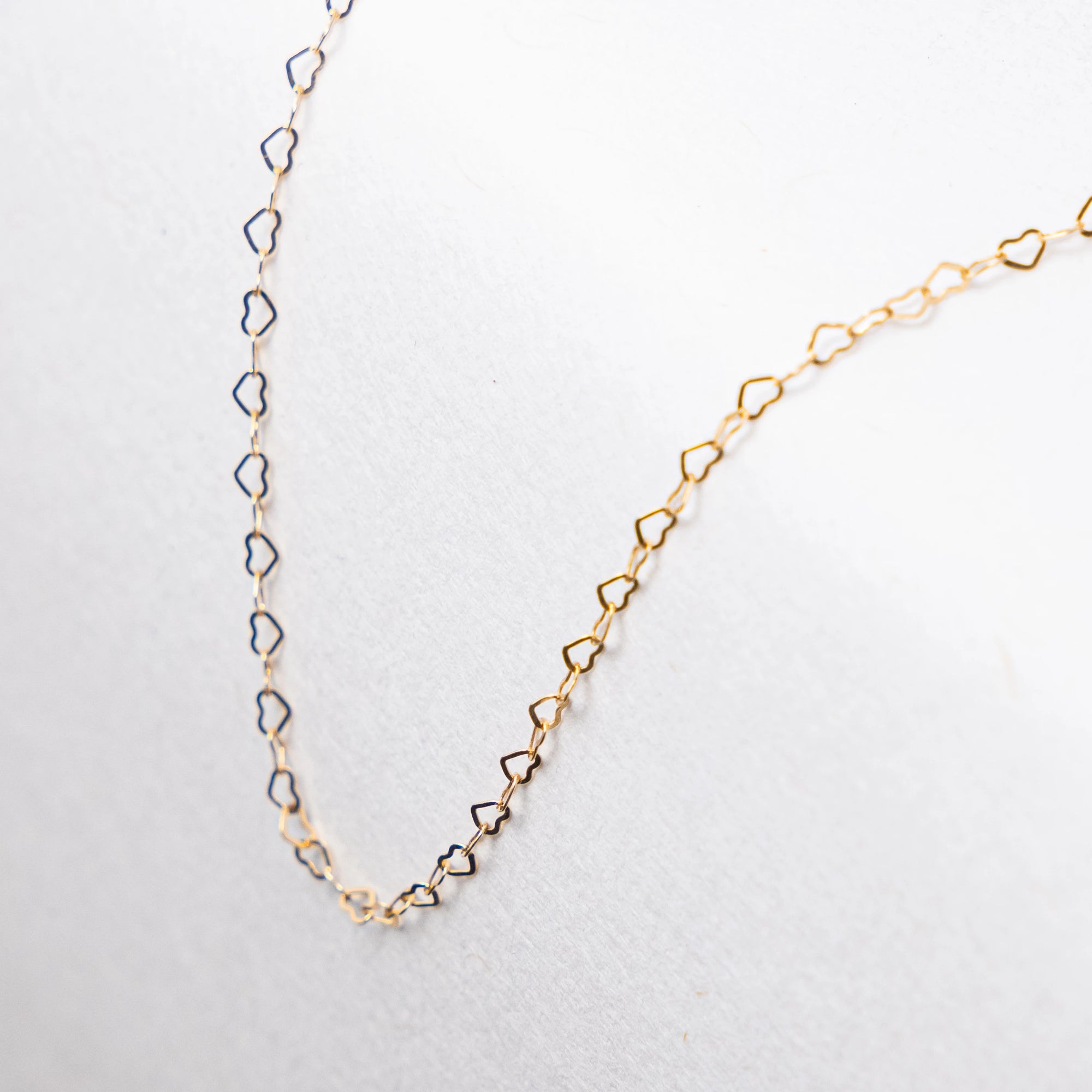 Mini heart link 14K gold-filled jewelry