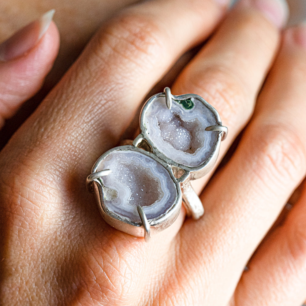 Double Geode Ring No. 148 — 2020