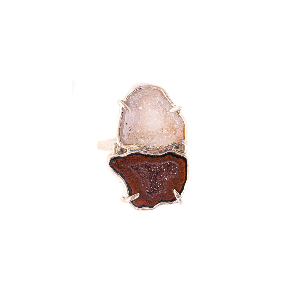 Double Geode Statement Ring No. 159 — 2020