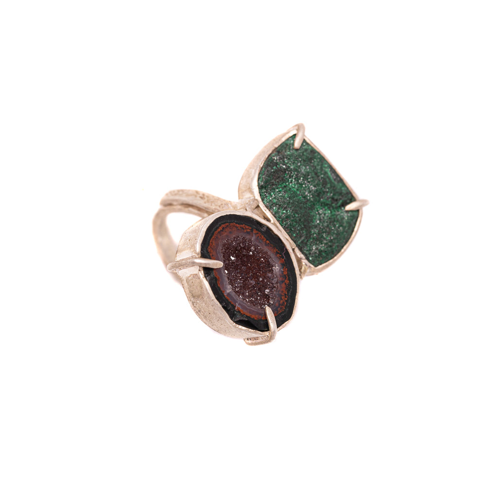 Uravite & Geode Double Ring — 2020