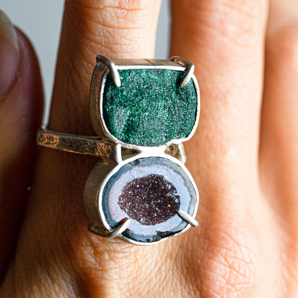 Uravite & Geode Double Ring — 2020