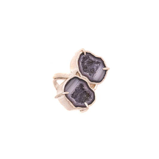 Blue Geode Statement Ring No. 161 — 2020