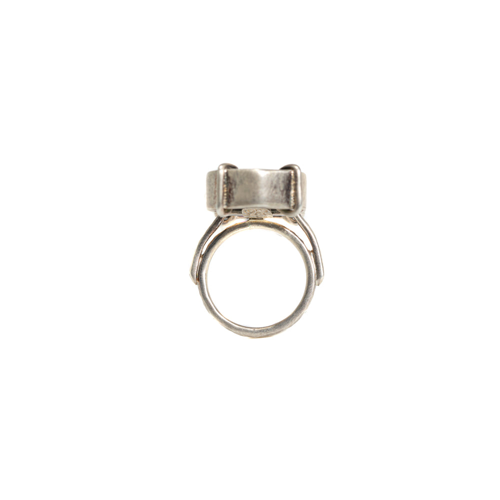 Geode & Amethyst Double-Stone Ring No. 167 — 2020