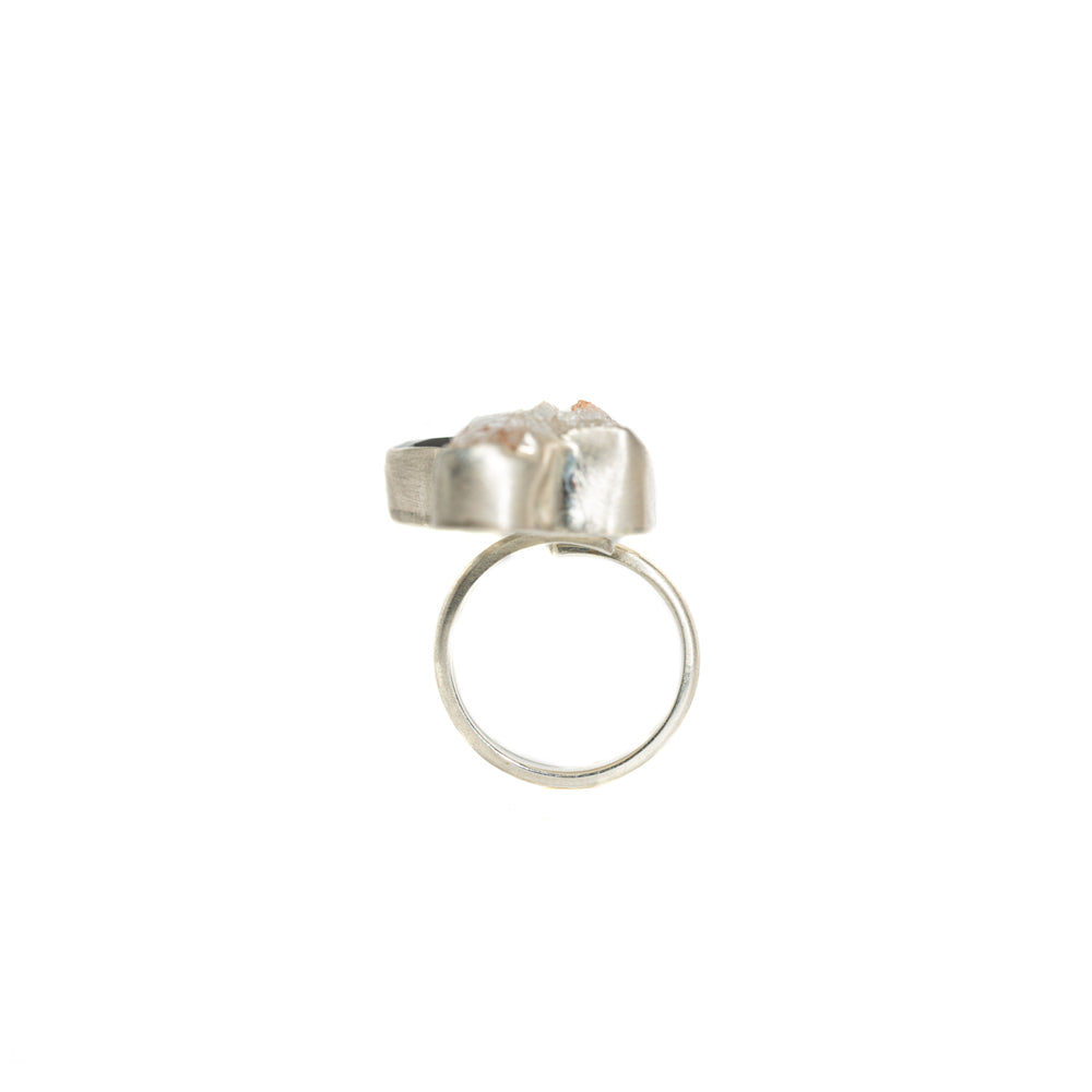 Quartz & Brown Tourmaline Multi-Stone Ring — 2020