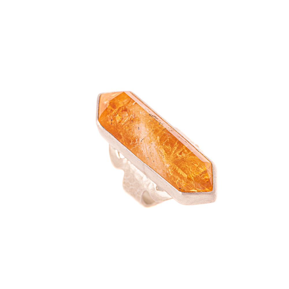 Orange Quartz Statement Ring — 2020