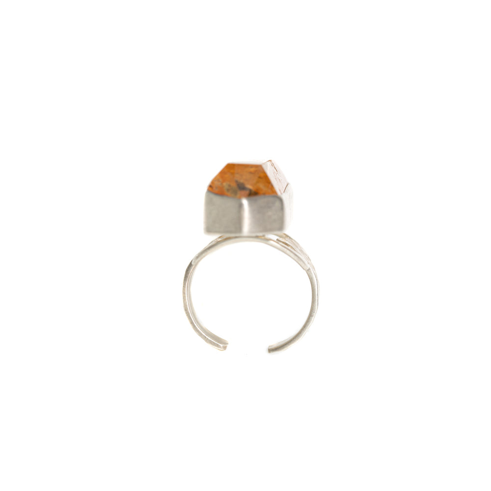 Orange Quartz Statement Ring — 2020