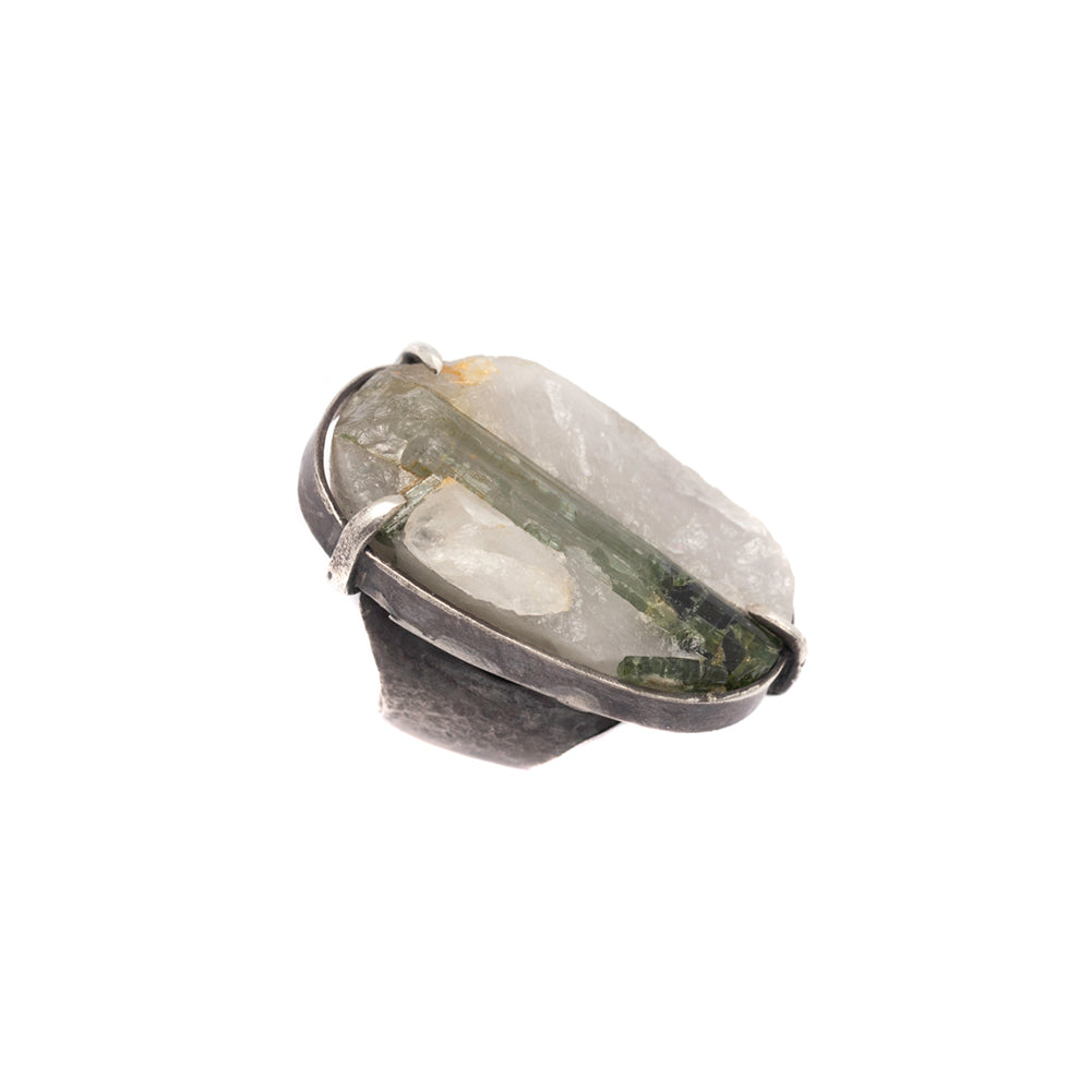 Green Tourmaline Statement Ring — 2020