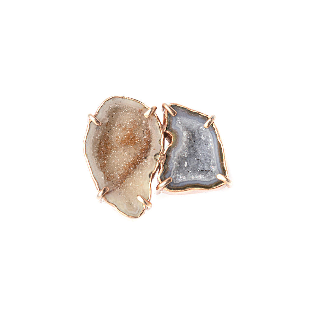 Agate Geode Statement Ring No. 82 — 2020