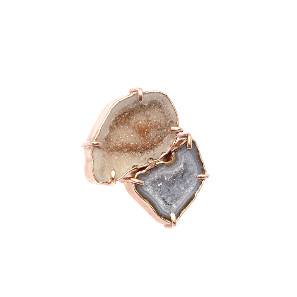 Agate Geode Statement Ring No. 82 — 2020